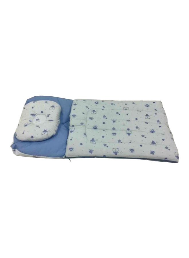 Cartoon Printed Sleeping Bag With Attached Pillow