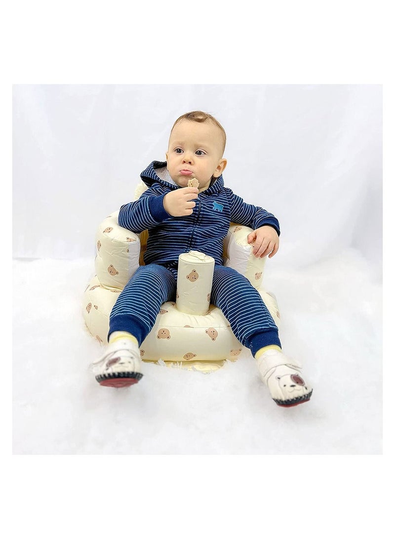 Baby Inflatable Seat Built in Air Pump Infant Back Support Sofa Infant Support Seat Toddler Chair