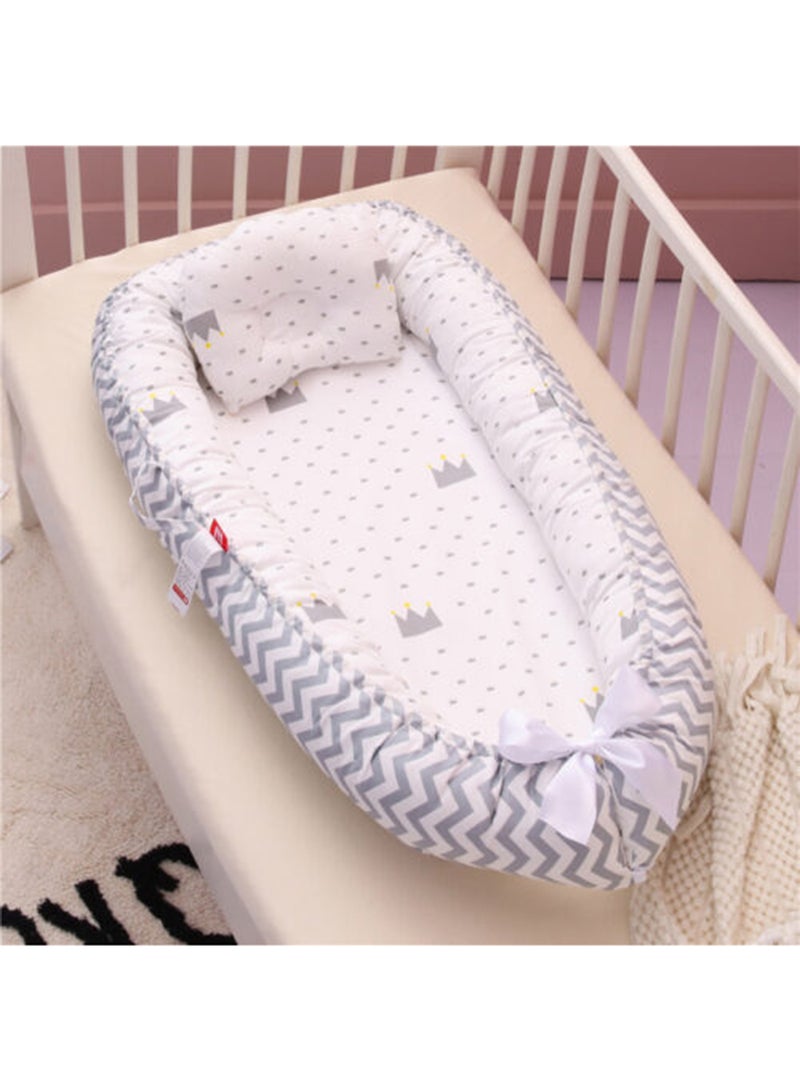 Baby Nest 100% Organic Breathable Baby Portable Crib