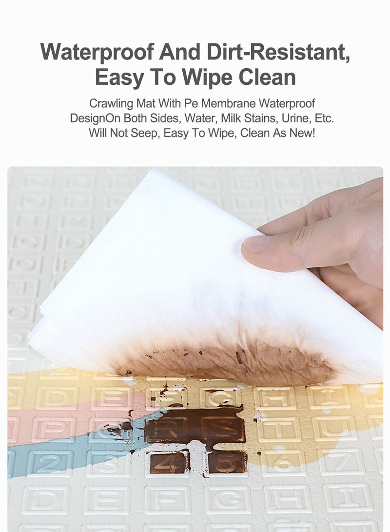 Baby Crawling Mat Foldable XPE Living Room Home Foam Early Education Thickening Floor Mat