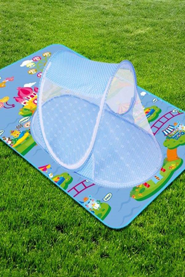 Infant Bed Canopy With Mosquito Net