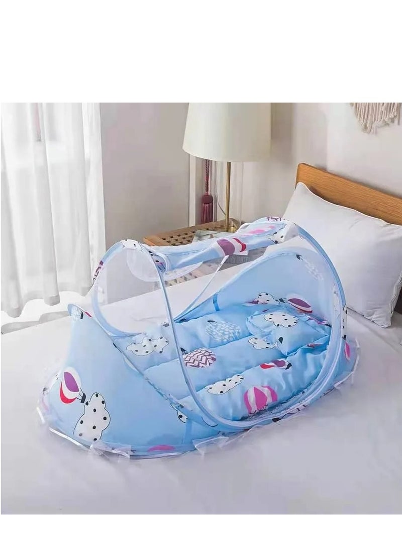 Foldable Baby Kids Infant Bed Mosquito Net Folding Mattress