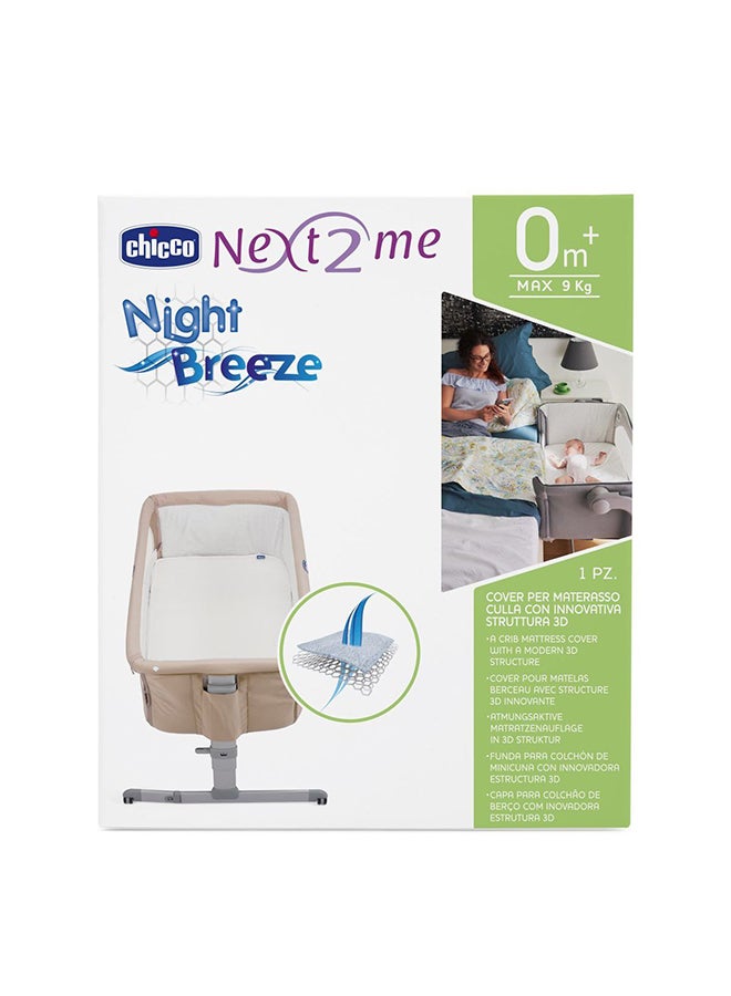 Night Breeze Mattress Cover For Next2Me, White