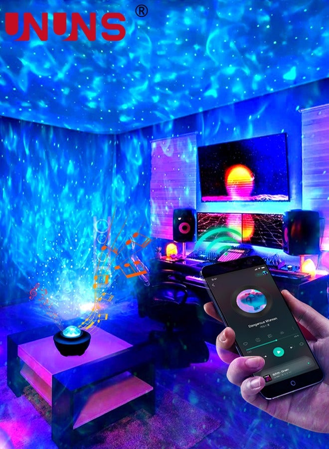 Star Night Light Projector,3-in-1 LED Galaxy Projector,10 Color Bluetooth Night Lamp With Timer Remote,For Kids Bedroom Decor Game Room Home Theatre