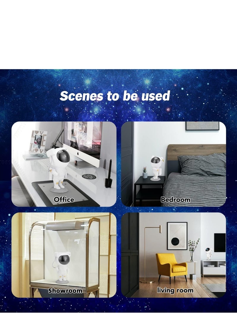 Star Projector Night Lights Kids Room Decor Aesthetic Tiktok Astronaut Nebula Galaxy Projector Night Light