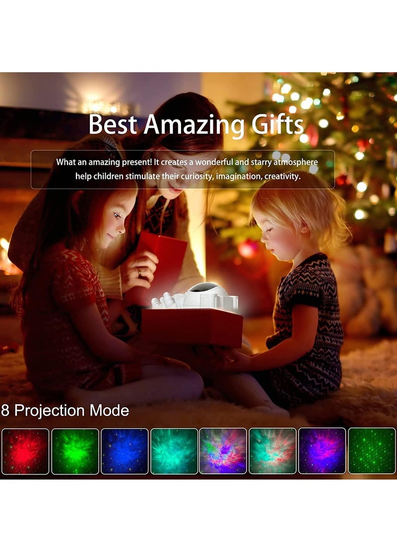 Star Projector Night Lights Kids Room Decor Aesthetic Tiktok Astronaut Nebula Galaxy Projector Night Light