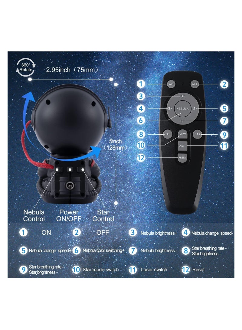 COOLBABY Galaxy Projector Star Projector Galaxy Light Night Light for Kids Bedroom Ceiling Gaming Room Decor