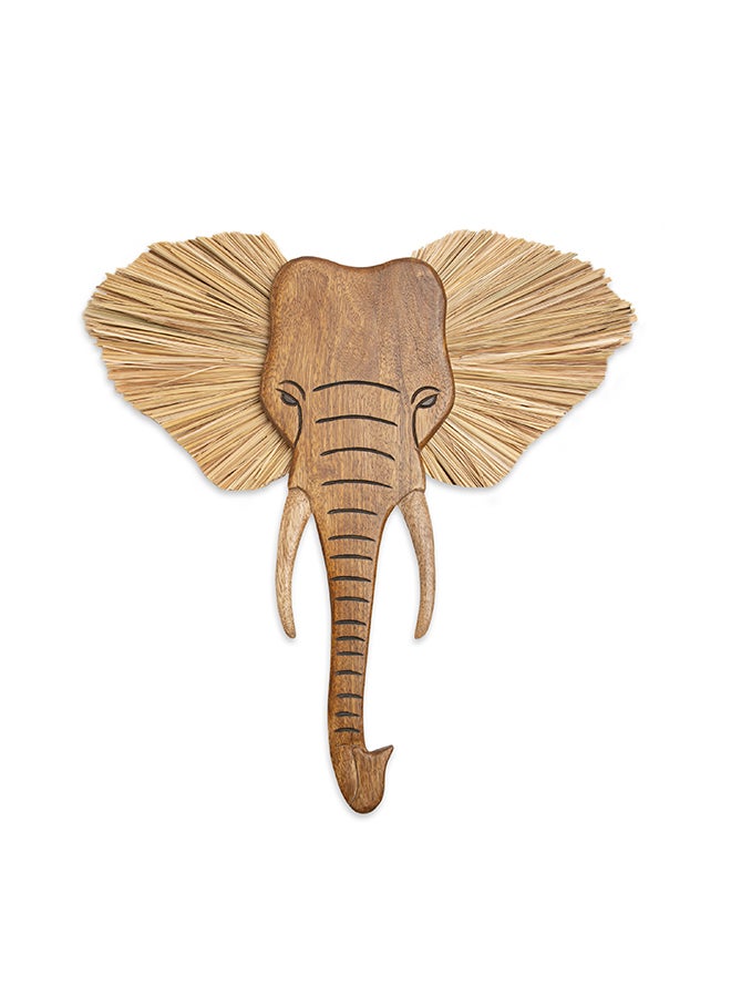 Safari Nursery Decor, Wooden Animal Wall Decor For Boys And Girls, Elephant, 21