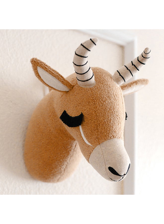 Antelope Plush Head Wall Decor