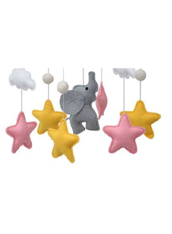 Baby Crib Nursery Mobile Wall Hanging Decor Baby Bed Mobile for Infants Ceiling Mobile Cute and Adorable Hanging Decorations Elephant 2