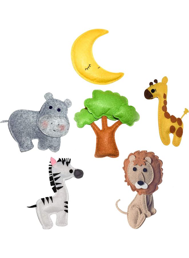 Baby Crib Bed Nursery Mobile Wall Hanging Decor Baby Bed Mobile for Infants Ceiling Mobile Cute and Adorable Hanging Decorations Zoo