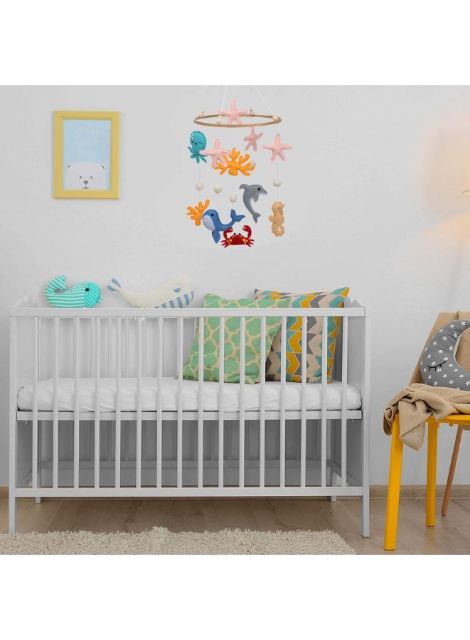 Baby Crib Nursery Mobile Wall Hanging Décor Baby Bed Mobile for Infants Ceiling Mobile Cute and Adorable Hanging Decorations Ocean