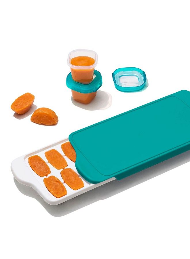 Baby Food Freezer Tray 2 Pack Updated Teal