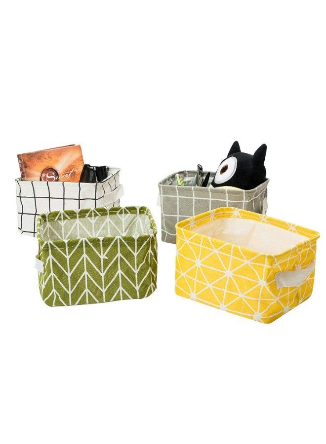 4-Piece Collapsible Mini Storage Basket Set