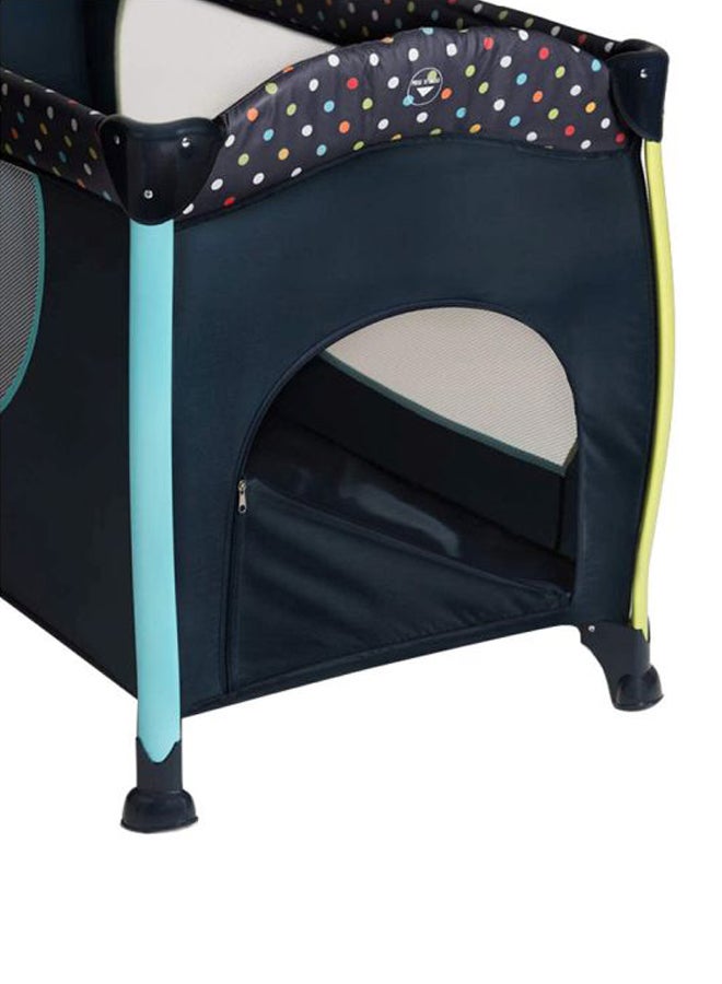 Sleep And Play Center Travel Bed - Blue