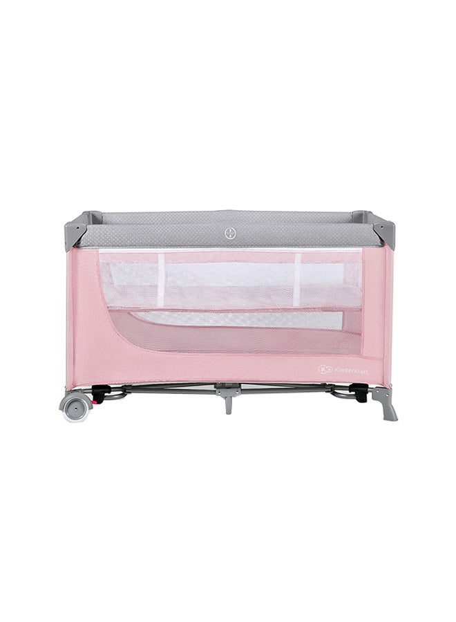 Leody Travel Cot - Pink