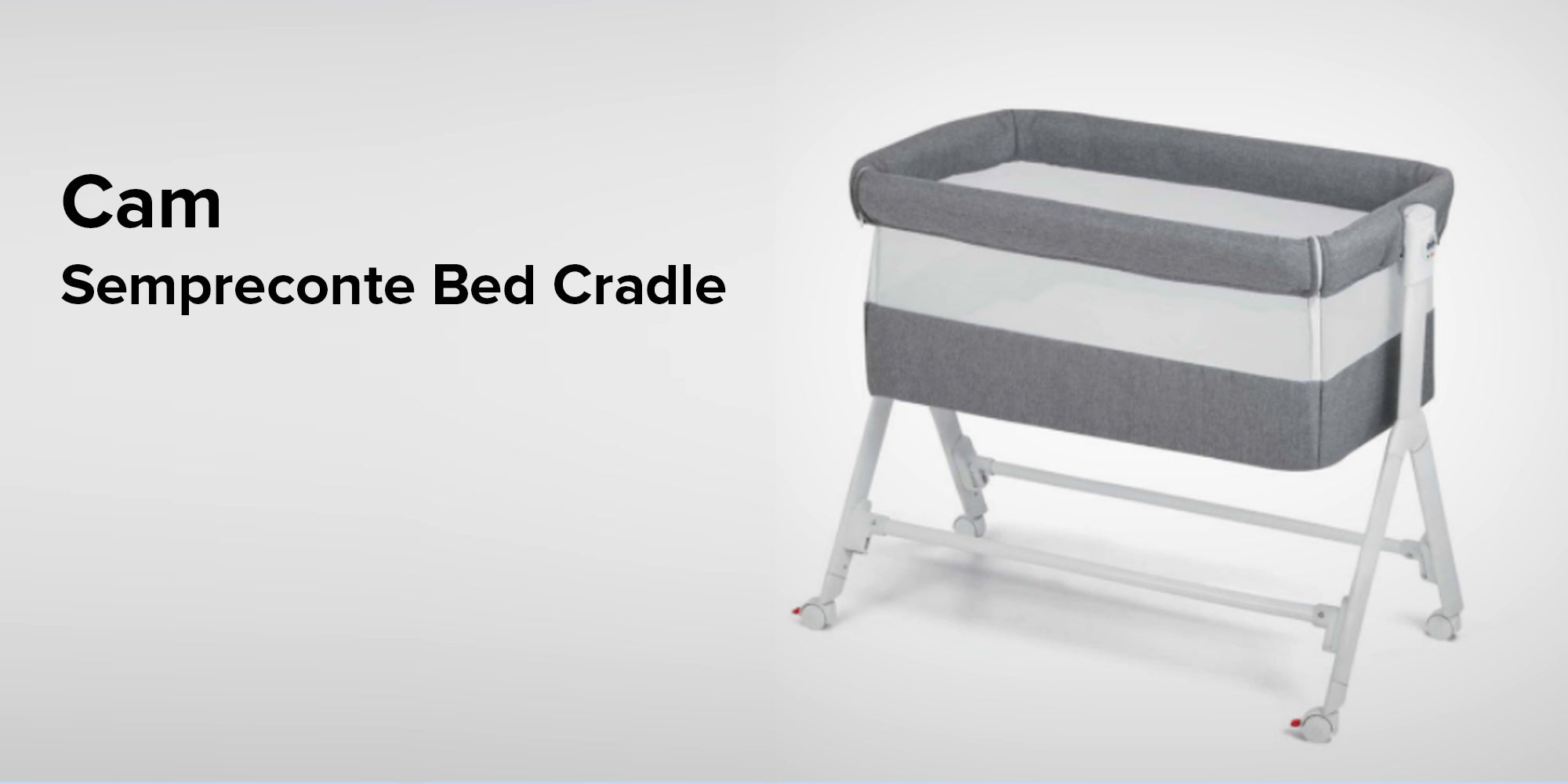 Sempreconte Bed Cradle - Ash Grey/White