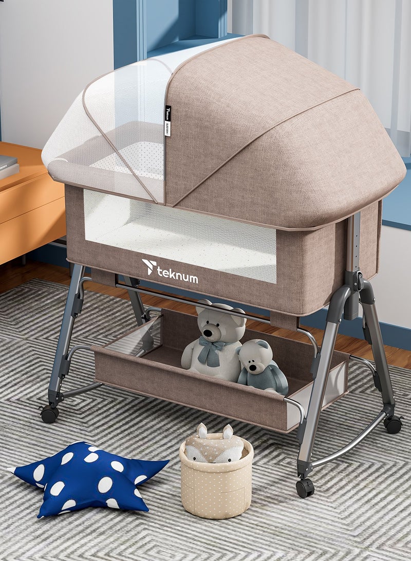 Baby Bedside Sleepzen 1 With Horizontal Adjustment - Ivory