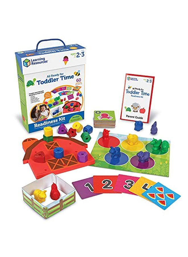 All Ready For Toddler Time Readiness Kit 22 Pieces Ages 2+ Toddler Learning Supplies Back To School Activities School Preparation Activities Preschool Learning Games