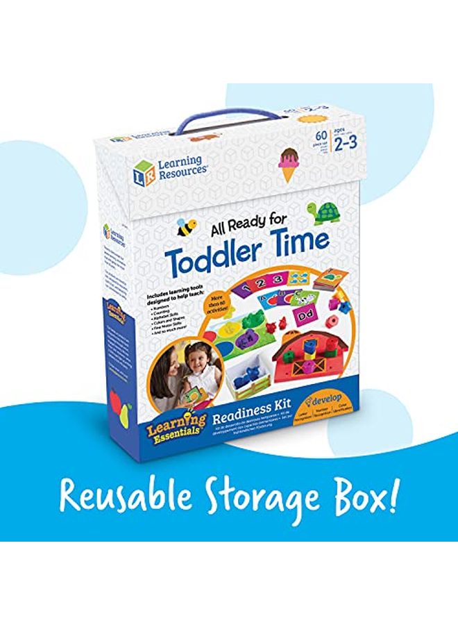 All Ready For Toddler Time Readiness Kit 22 Pieces Ages 2+ Toddler Learning Supplies Back To School Activities School Preparation Activities Preschool Learning Games