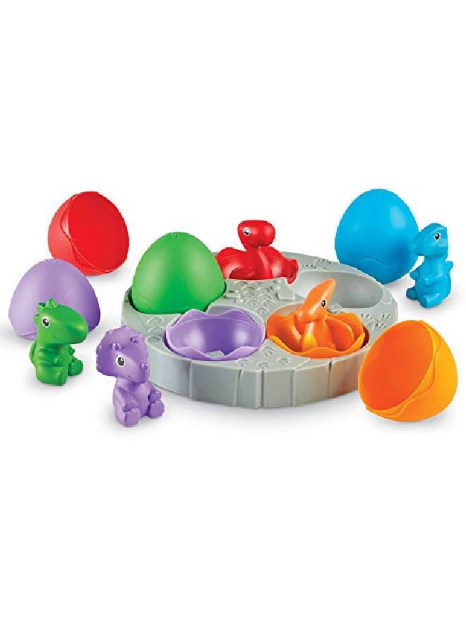 Babysaurs Sorting Set Dino Toy Counting & Sorting Toy Dinosaur Toys Educational Toys For Toddlers S And Color Sorting Ages 18 Mos+