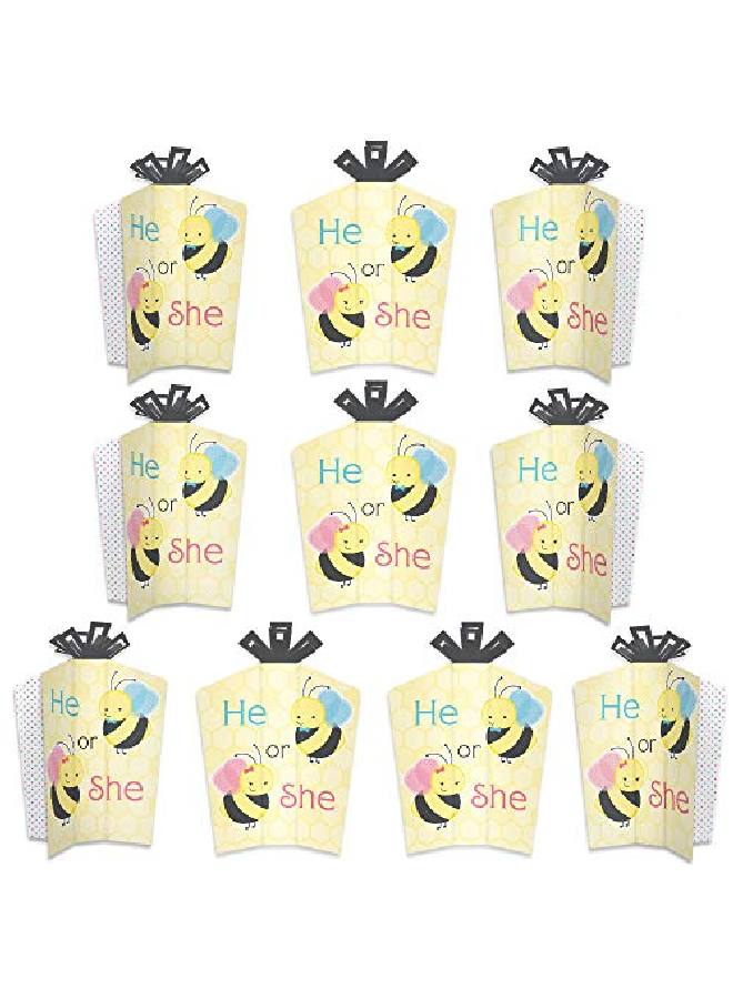 What Will It Bee Table Decorations Gender Reveal Fold And Flare Centerpieces 10 Count