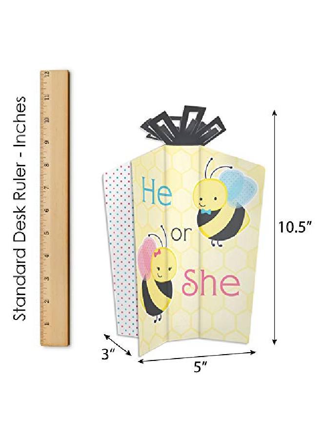 What Will It Bee Table Decorations Gender Reveal Fold And Flare Centerpieces 10 Count