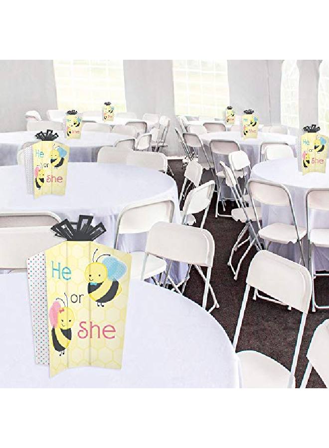 What Will It Bee Table Decorations Gender Reveal Fold And Flare Centerpieces 10 Count