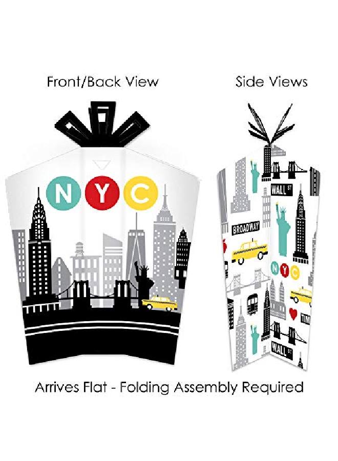 Nyc Cityscape Table Decorations New York City Party Fold And Flare Centerpieces 10 Count