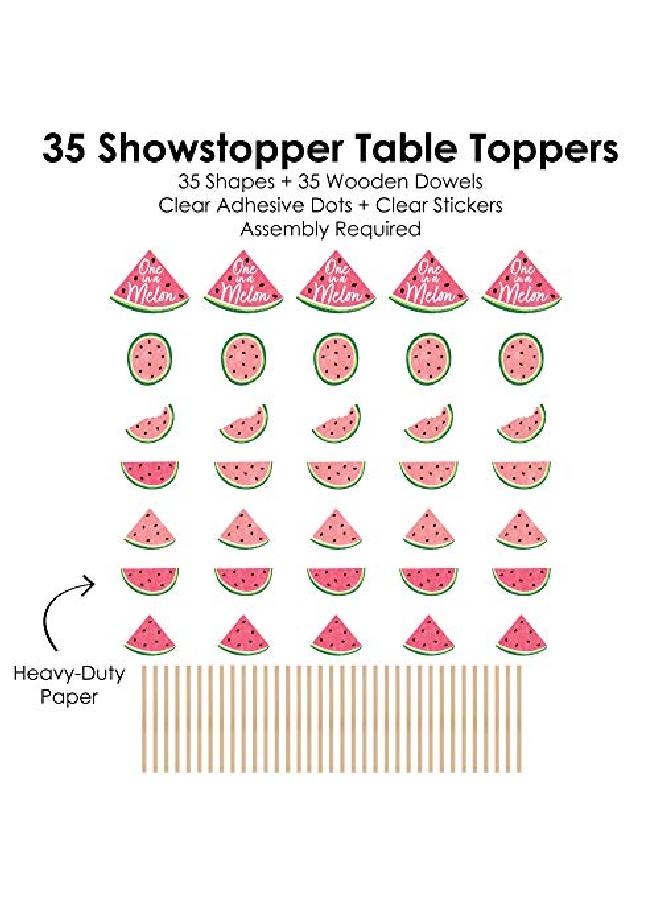 Sweet Watermelon Fruit Party Centerpiece Sticks Showstopper Table Toppers 35 Pieces