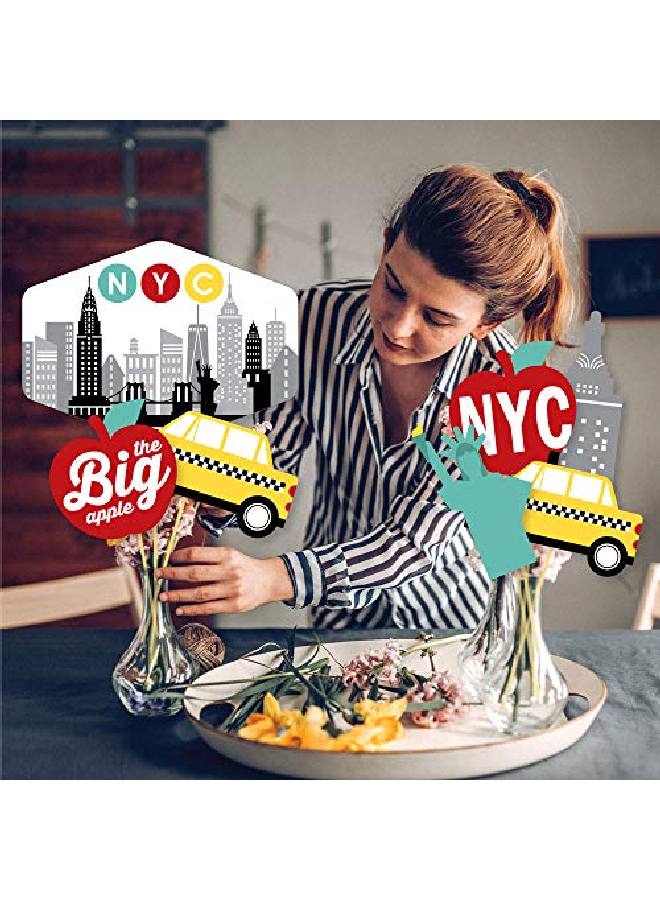 Nyc Cityscape New York City Party Centerpiece Sticks Showstopper Table Toppers 35 Pieces