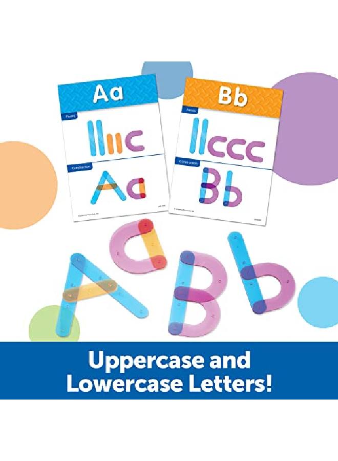 Letter Construction Homeschool School Activity Set Play School 60 Pieces Ages 3+