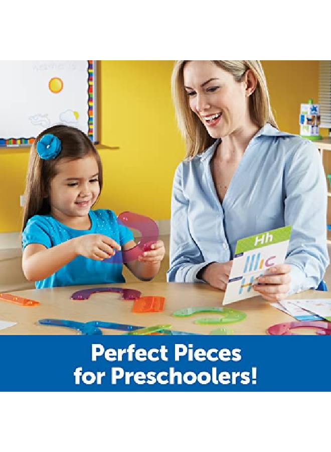 Letter Construction Homeschool School Activity Set Play School 60 Pieces Ages 3+