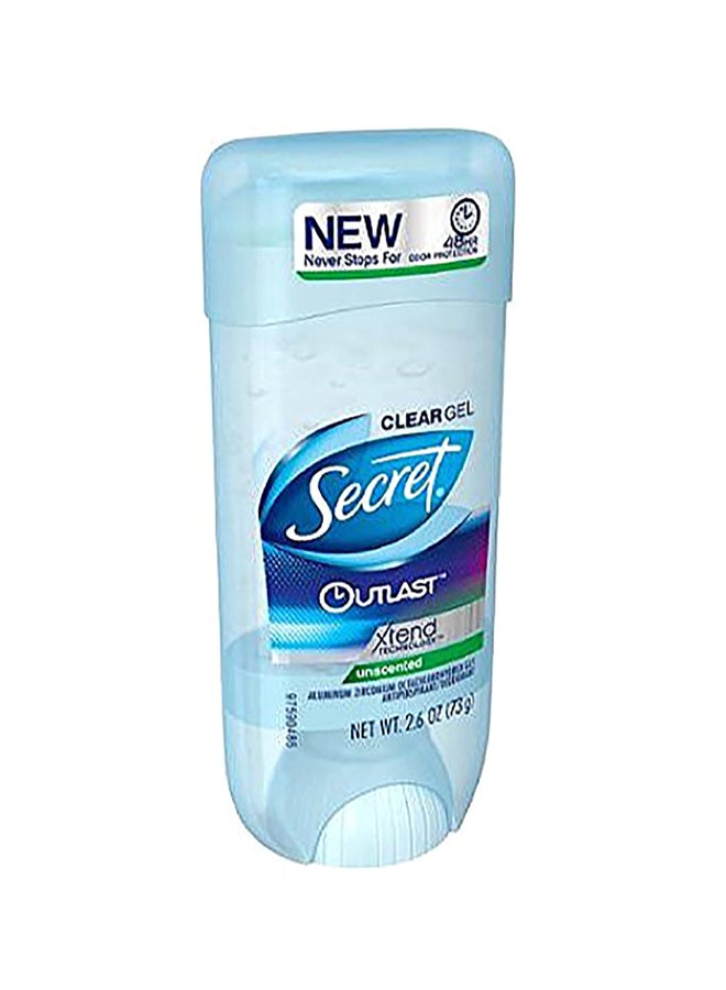 Outlast Unscented Antiperspirant/Deodorant Clear Gel