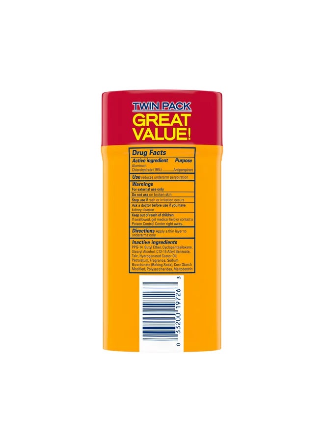 Ultra Max Fresh Antiperspirant Deodorant Twin Pack White 2x73grams