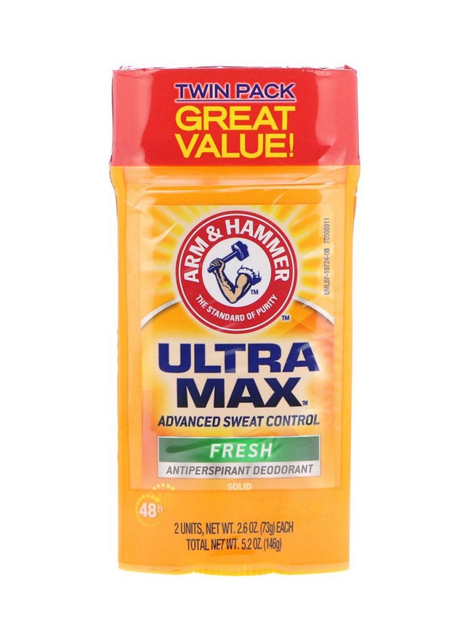 Pack Of 2 Solid Ultra Max Fresh Antiperspirant Deodorant 73grams