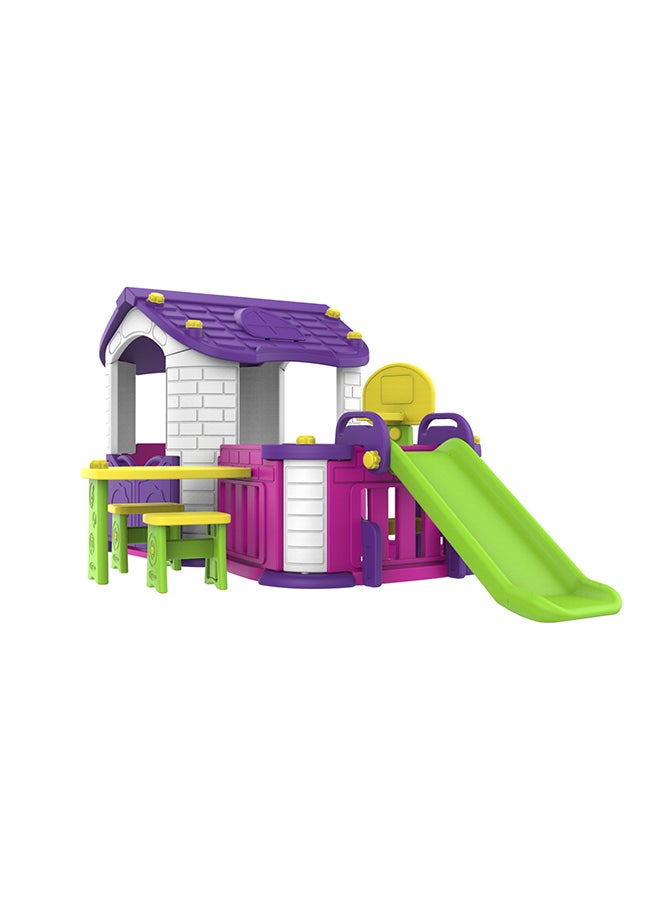 Big Play House With 3 Play Activity 47x106x63inch