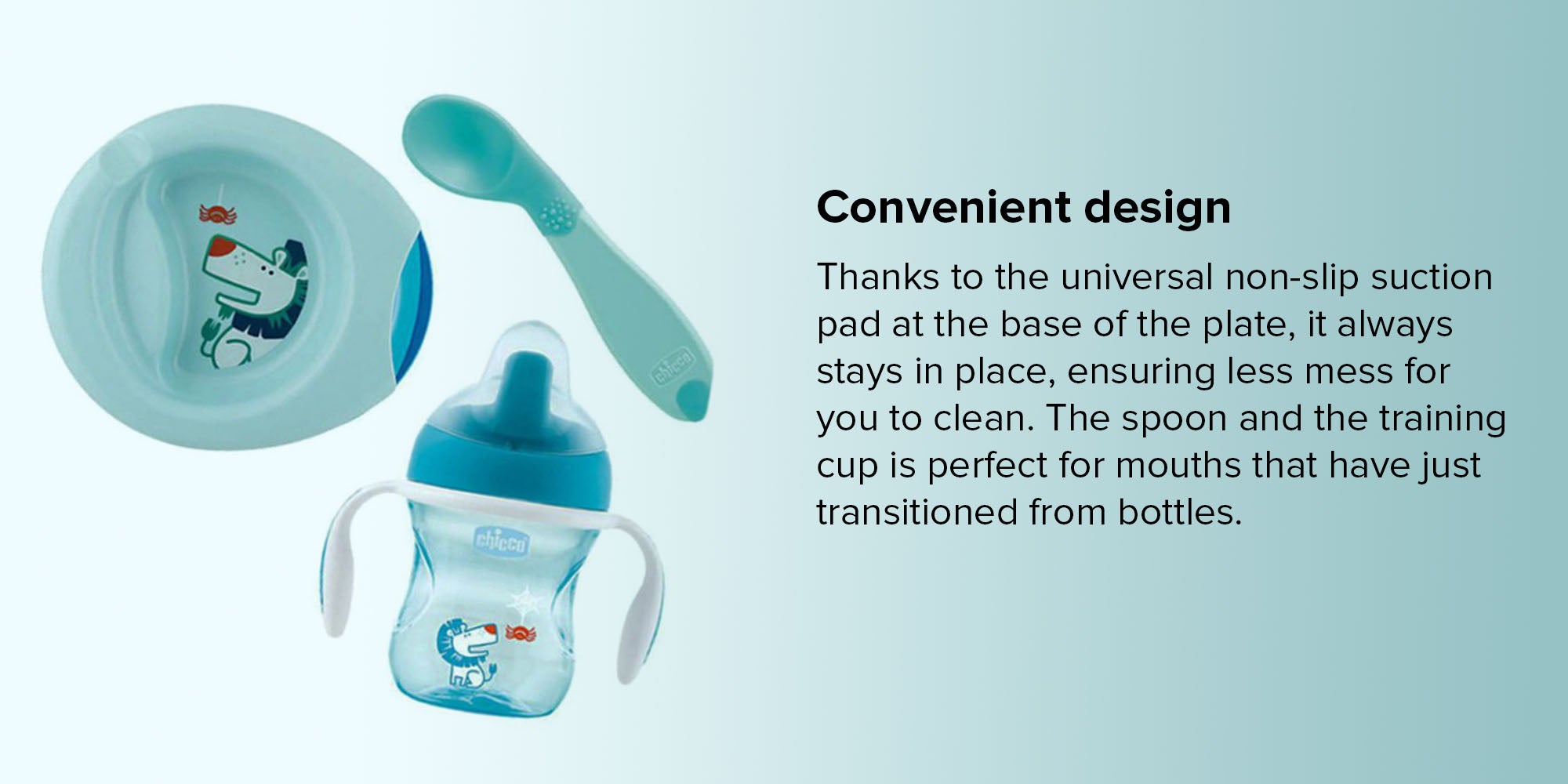 4 Piece Baby Weaning Set 6Month, Blue