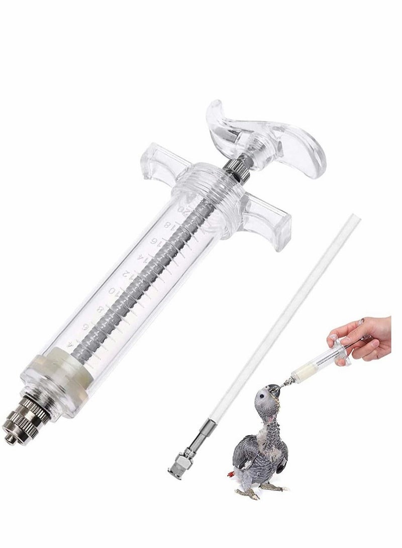 Young Birds Feeding Syringe, Baby Parrot Hand Device Tubes Used for Pets, Tools Medicine Milk Water Food Feeder