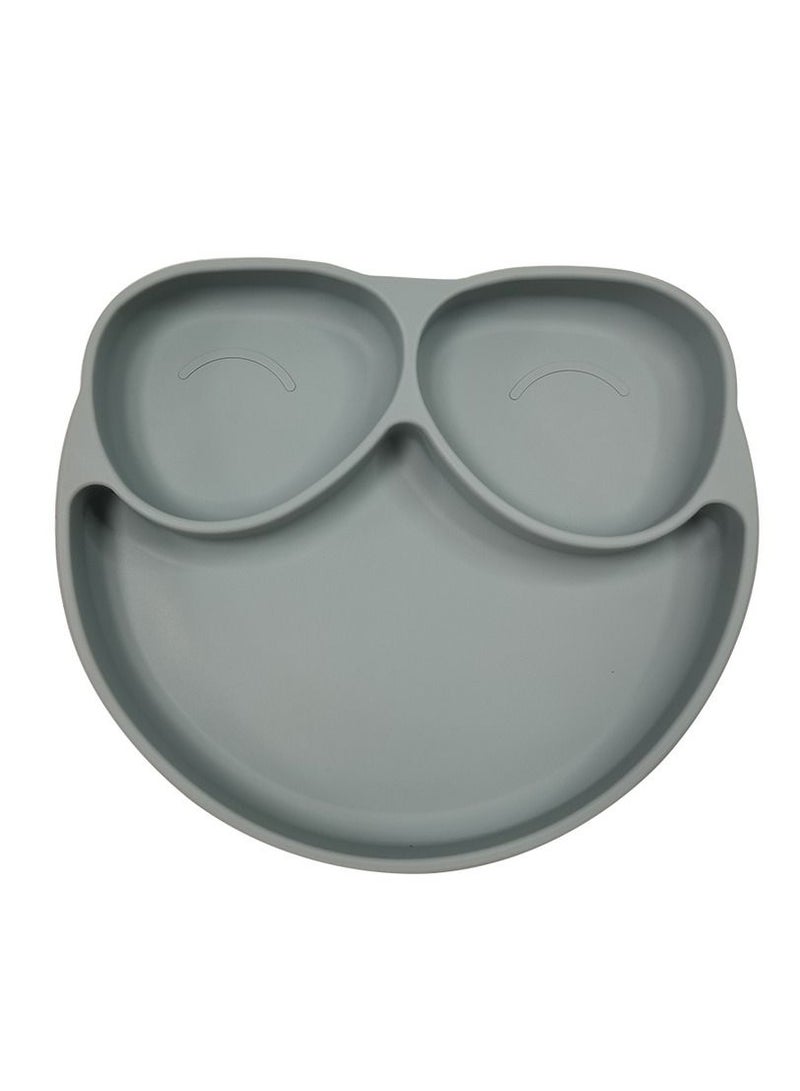 Little Mocha Silicon Frog Plate Bluish Grey