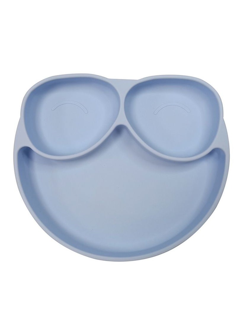 Little Mocha silicon frog plate light blue