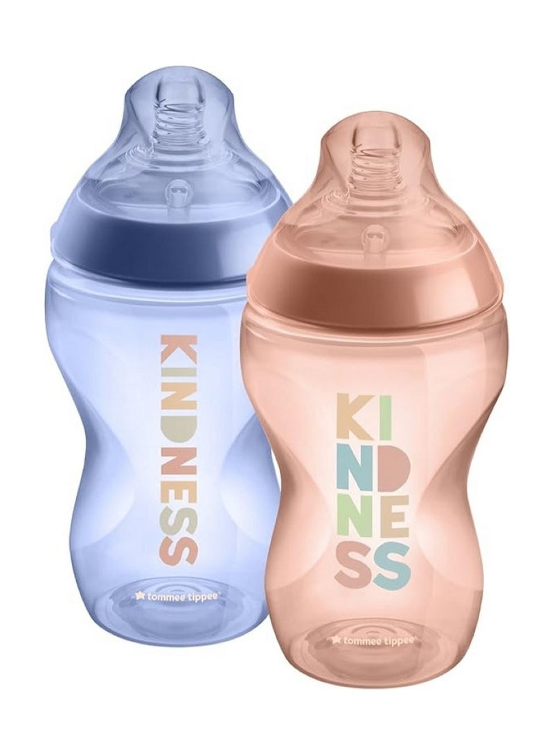 Closer To Nature Feeding Bottle 340 Ml X 2