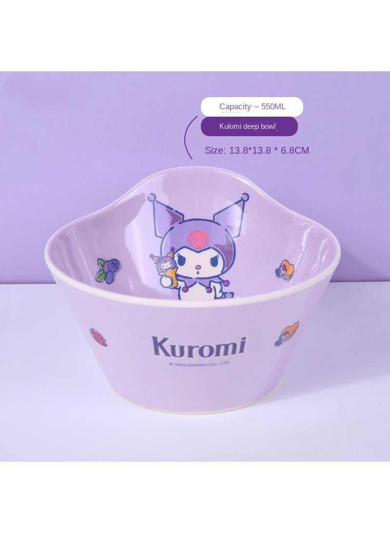 Kuromi  Printed Deep Bowl 550ml