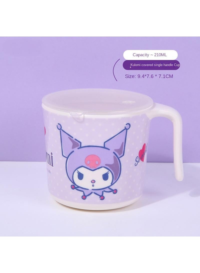 Kuromi Printed Cup With Lid 210ml