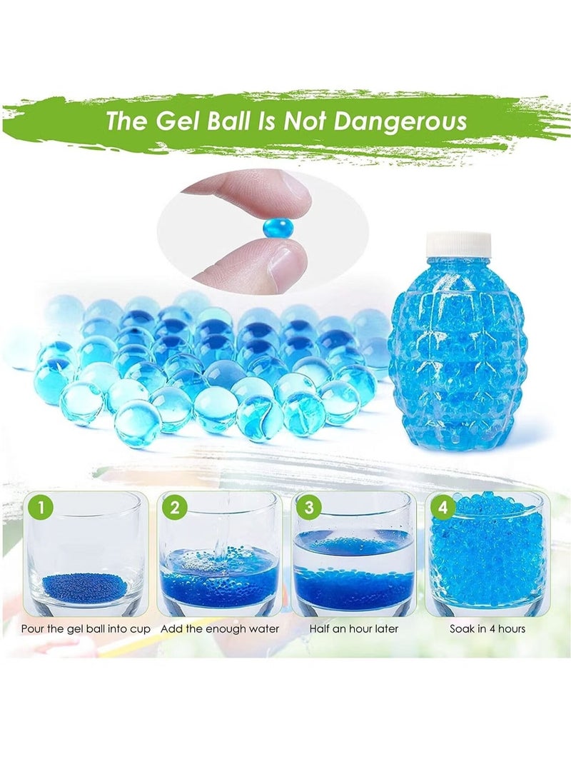 Gel Ball Blaster, Electric Gel Blaster Gun, Electric Gel Ball Shooting Toy with Goggles, Gel Water Balls, Electric Automatic Splatter Ball Blaster Toy