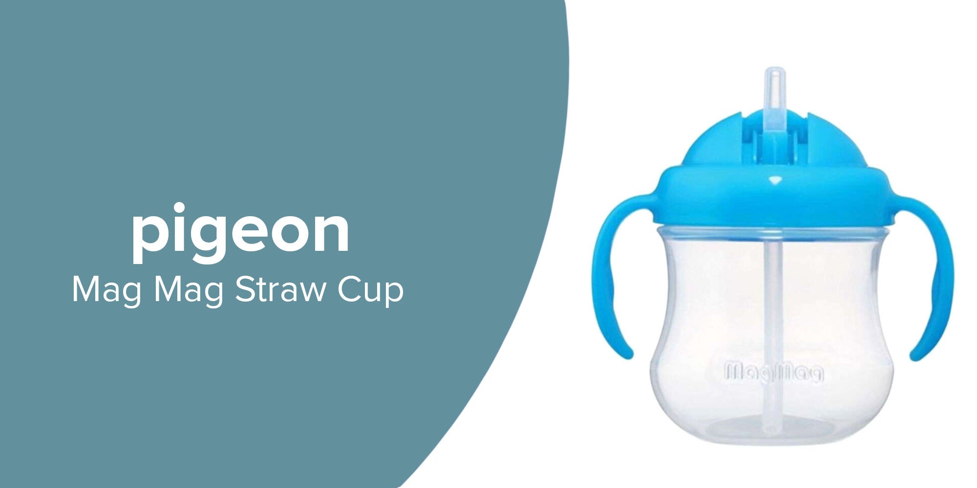 Mag Spout Staw Cup Leak And Spill Proof For Baby 200 Ml 8M+ - Sky Blue- 15735