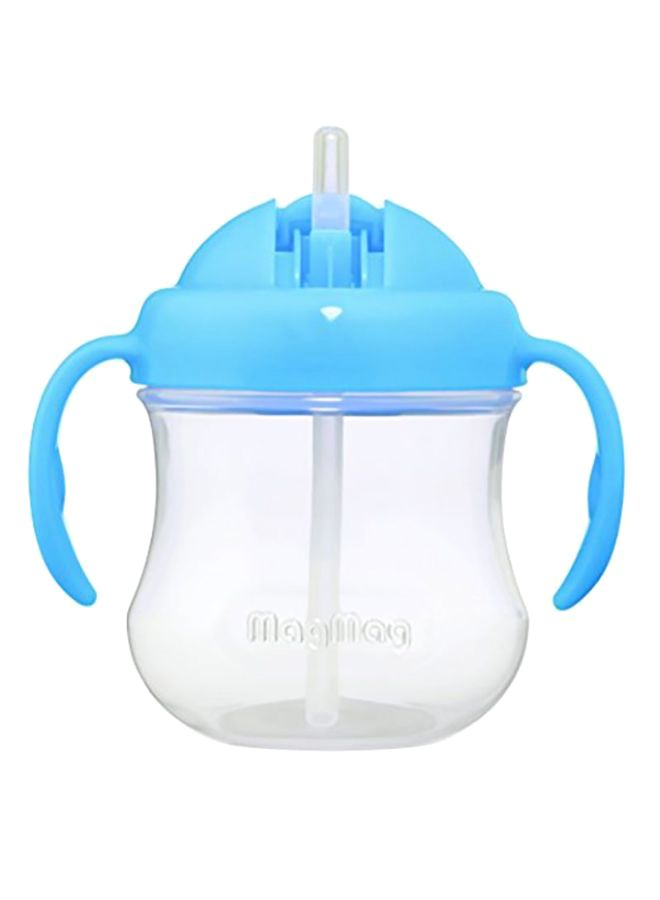 MagMag Step 3 Straw Cup, 8+ M, 200 mL - Blue/Clear