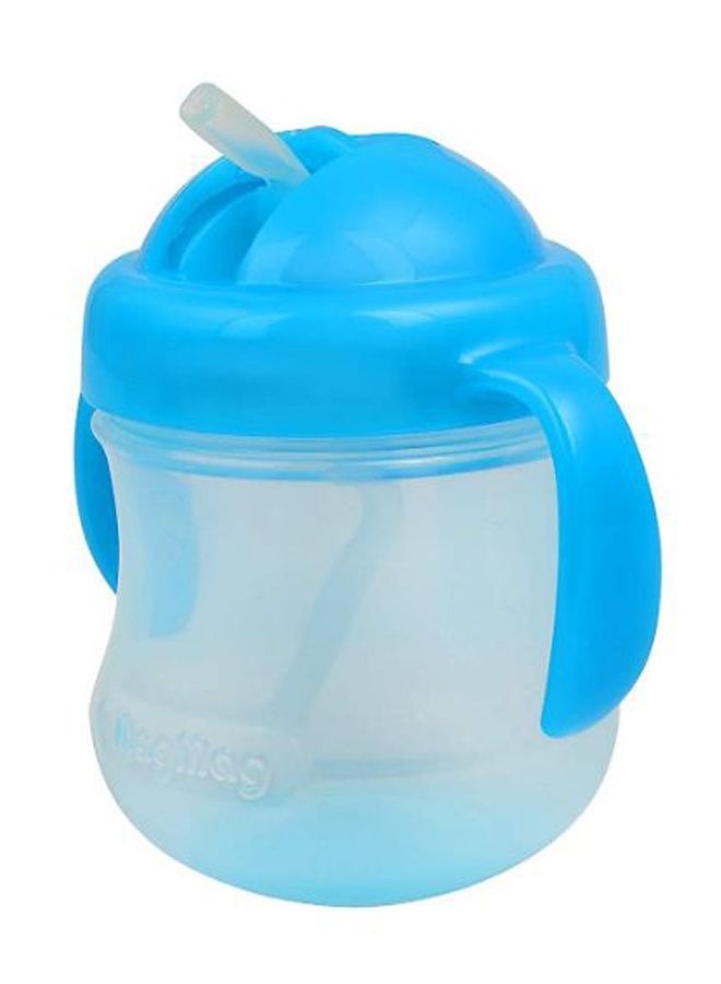 MagMag Step 3 Straw Cup, 8+ M, 200 mL - Blue/Clear