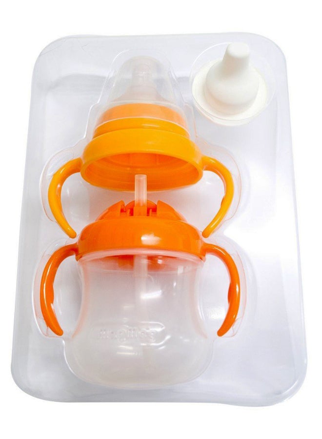 MagMag All-In-One Training Cup Set, 3+ M - Orange/Clear