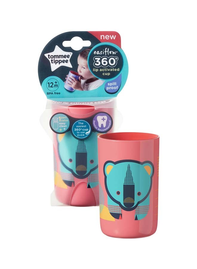 Easiflow 360 Degree Lip Activated Cup, 12+ M, 250 mL - Multicolor